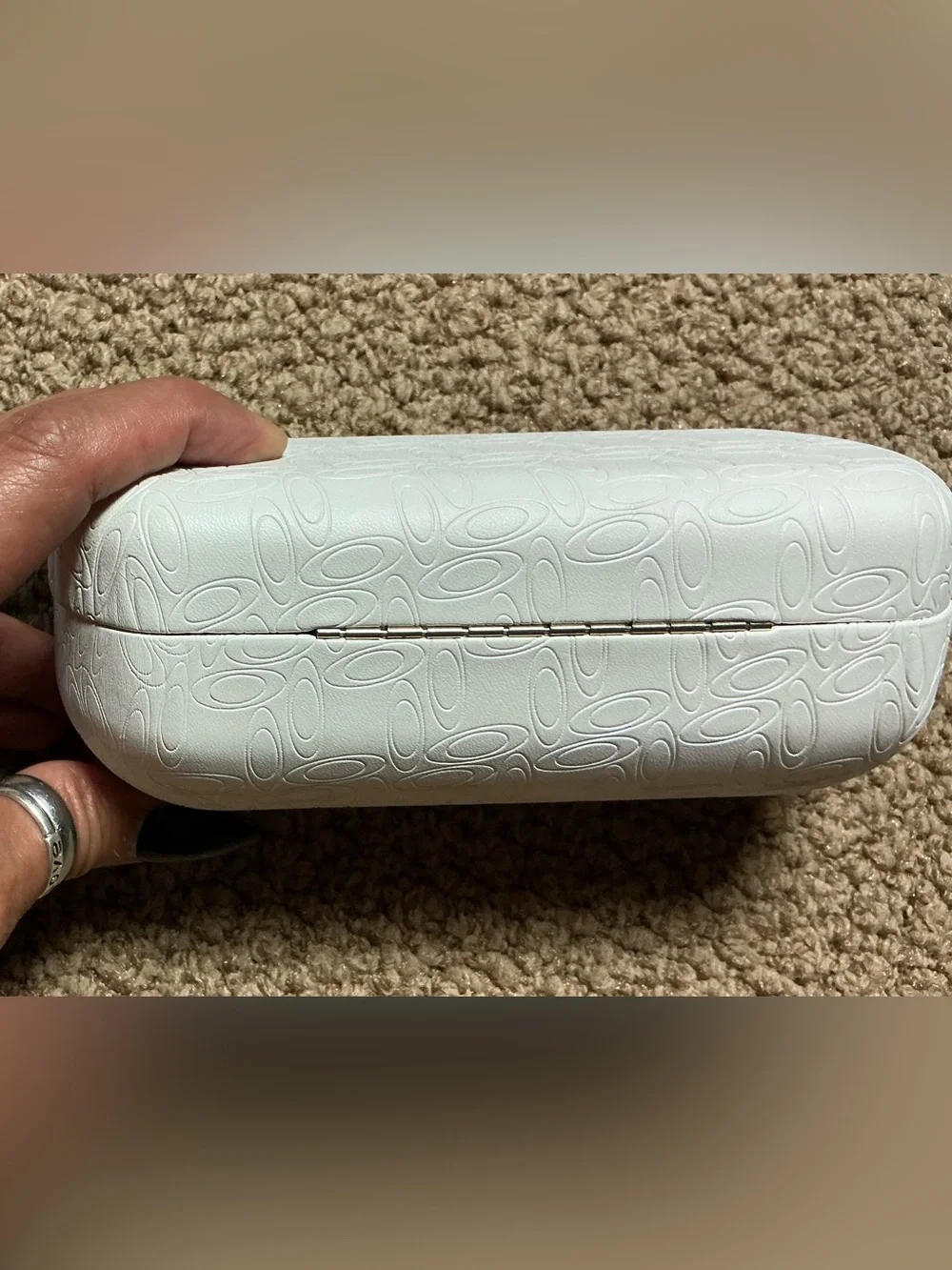 Oakley White Clamshell Sunglasses Case